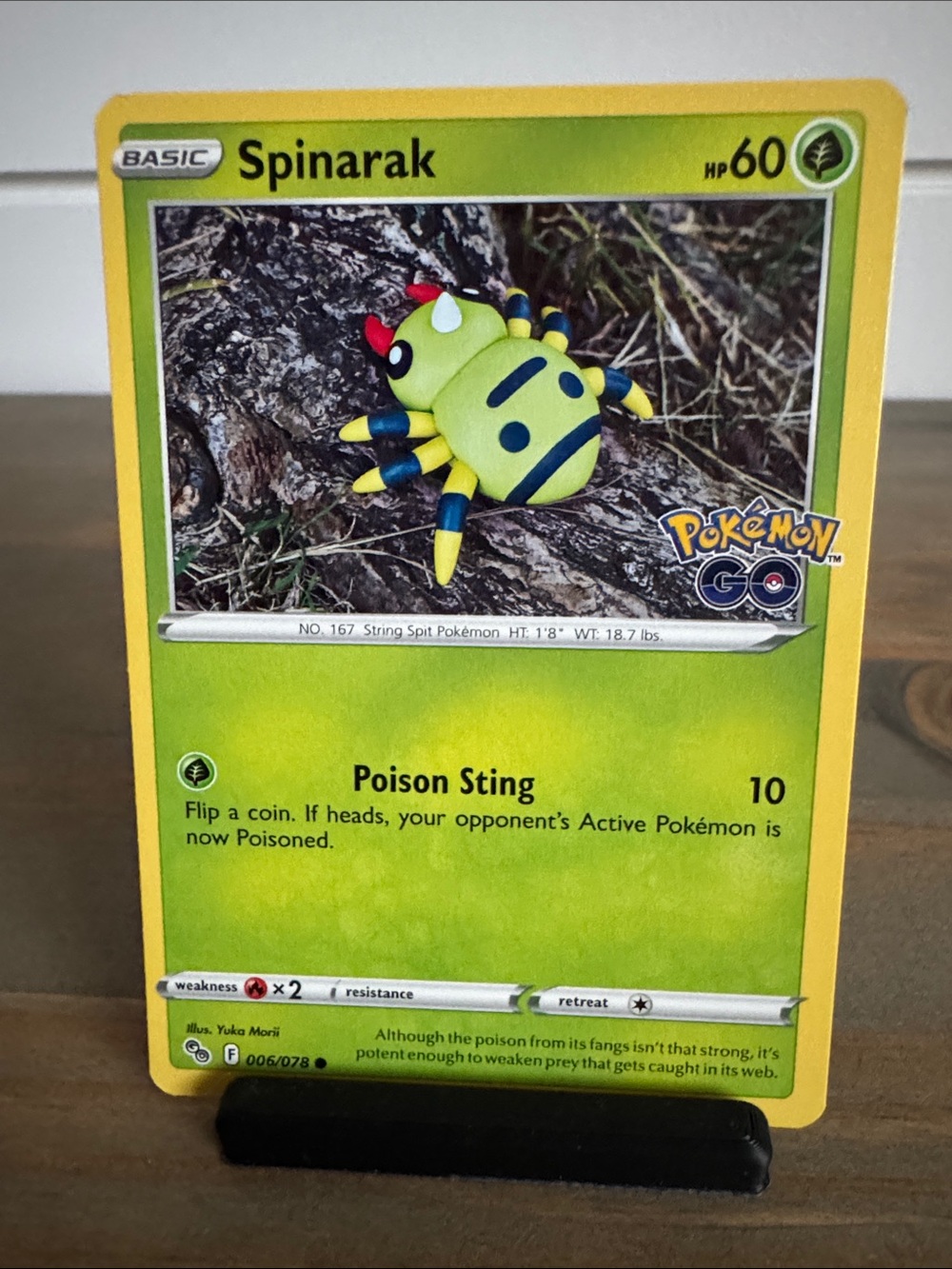 Pokémon | Go #006/078: Spinarak (2022) - Collectible Trading Card